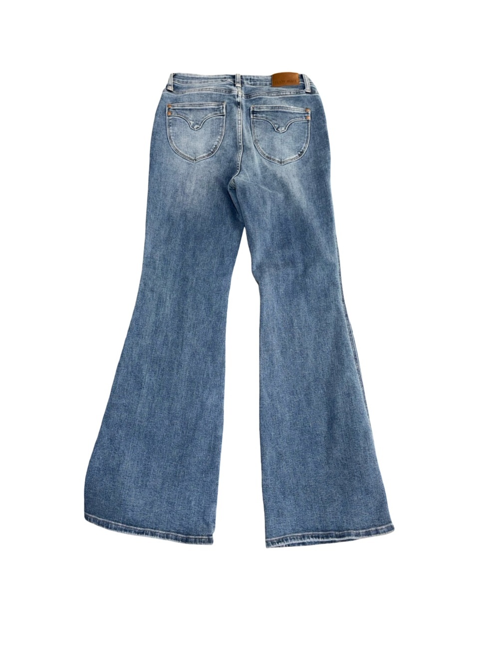 Judy Blue Flare Fit High Rise Jeans Size 9/29 Medium Wash Stretch Western